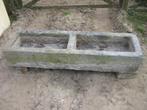 mooie oude dubbele arduinen voederbak,trog,bloembak, Ophalen, Gebruikt