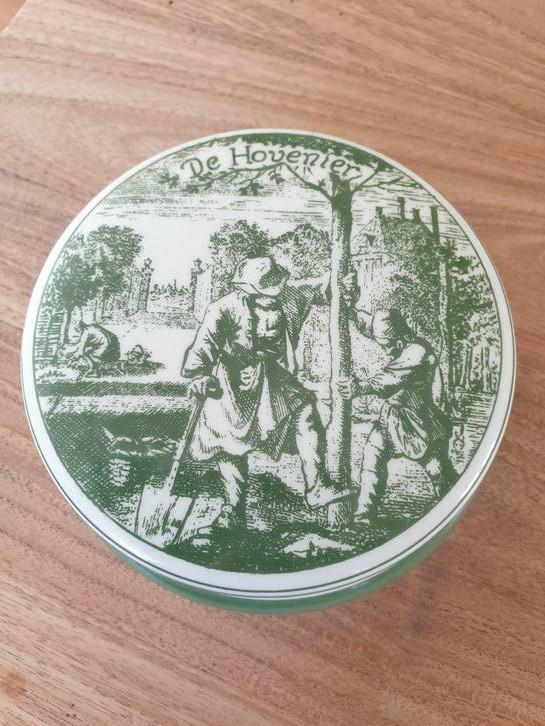 Schaaltje met Deksel - De Hovenier, Antiek en Kunst, Antiek | Keramiek en Aardewerk, Ophalen of Verzenden