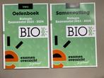 Examenoverzicht VWO Biologie Samenvatting + Oefenboek, Gelezen, VWO, Biologie, Ophalen of Verzenden