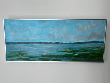 Schilderij Schiermonnikoog door M. Groot-Hoboken beschikbaar voor biedingen