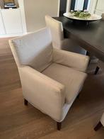 Eetkamerstoel met armleuning en los kussen, Huis en Inrichting, Stoelen, Gebruikt, Overige kleuren, Ophalen of Verzenden, Stof