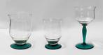 drie kristallen glazen - 'Agno' - Kristalunie Maastricht, Ophalen of Verzenden