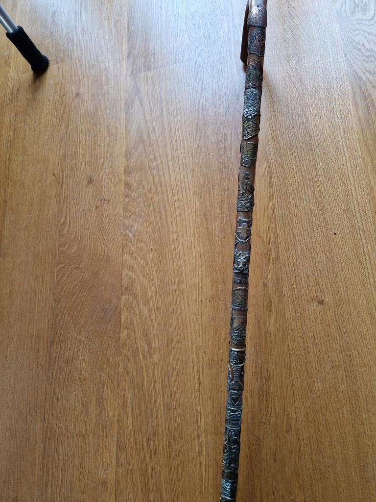 Antieke wandelstok periode 1900, Ophalen of Verzenden, Gebruikt