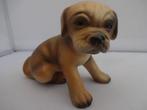 Porseleinen jonge Boxer hond van Goebel II no: 30-639-01-7, Verzamelen, Beelden en Beeldjes, Ophalen of Verzenden, Nieuw, Dier