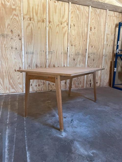 Tranekaer vintage design eettafel deens eiken verlengbaar, Huis en Inrichting, Tafels | Eettafels, Gebruikt, Ophalen
