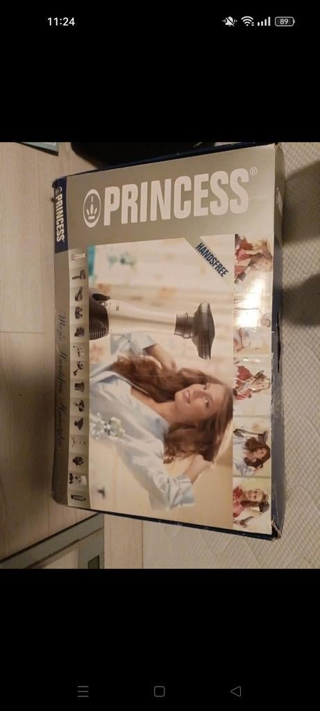 Princess handsfree hairstyler, Sieraden, Tassen en Uiterlijk, Uiterlijk | Haarverzorging, Ophalen, Zo goed als nieuw, Föhn of Haardroger