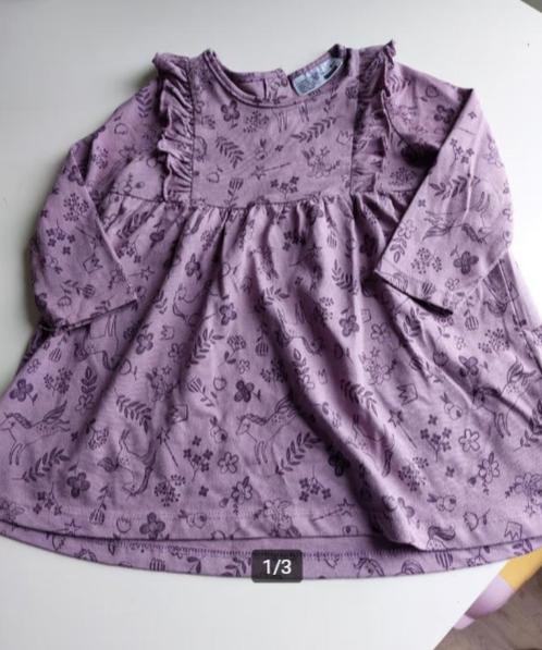 Ergee Jurk Jurkje Feestjurkje Baby maat mt 80 Paars Hema, Kinderen en Baby's, Babykleding | Maat 80, Zo goed als nieuw, Meisje