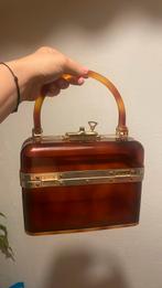 Vintage jaren ’70 handtas imitatie schildpad, Ophalen of Verzenden, Zo goed als nieuw