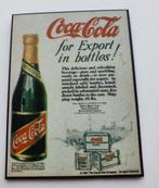Vintage Coca-Cola magneet – retro export bottles stijl, Ophalen of Verzenden, Gebruiksvoorwerp