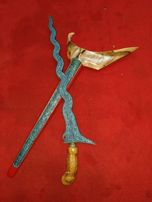 Antieke Keris Sengkelata 13 Luk Pedaringan Kebak Jogja SVB87, Antiek en Kunst, Kunst | Niet-Westerse kunst, Verzenden