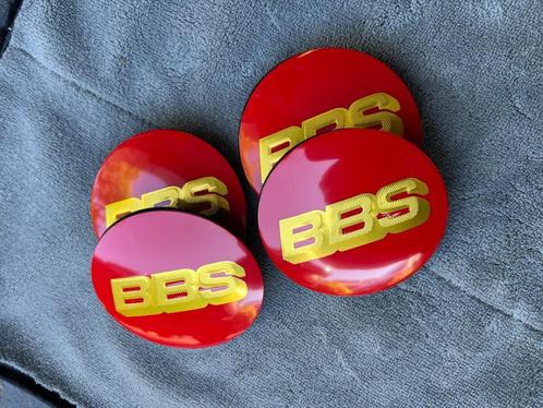 4X BBS EMBLEEM VOOR RM EN RS VELGEN BUITEN MAAT 70MM, Auto diversen, Wieldoppen, Nieuw, Ophalen of Verzenden