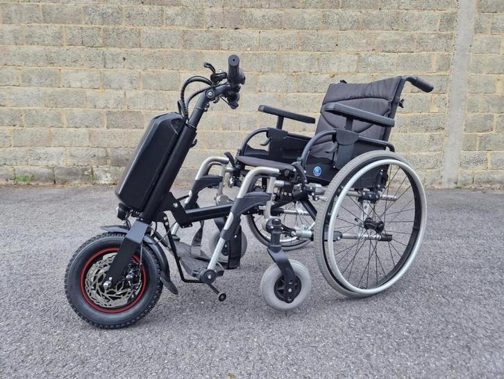 Rolstoelhulpfiets actieve/plooi rolstoel, Diversen, Rolstoelen, Nieuw, Elektrische rolstoel, Ophalen of Verzenden