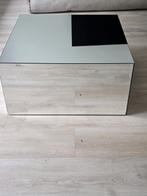 Salon tafel/ bijzet tafel glas!, Huis en Inrichting, Tafels | Salontafels, Ophalen, Gebruikt, Vierkant, 50 tot 100 cm