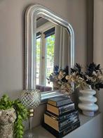 Mooie zilver kleurige laura ashley style spiegel, Huis en Inrichting, Ophalen, Zo goed als nieuw, Rechthoekig, Minder dan 100 cm