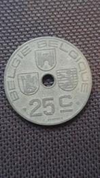 25 centimes 1944 België, Postzegels en Munten, Munten | België, Ophalen of Verzenden, Losse munt