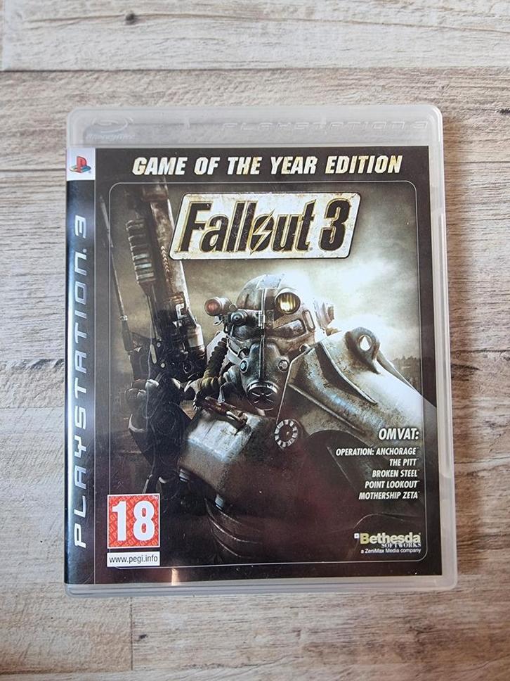 Fallout 3 Game of the year, Spelcomputers en Games, Games | Sony PlayStation 3, Zo goed als nieuw, Avontuur en Actie, 1 speler