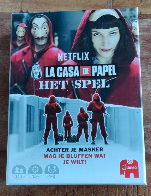 La Casa de Papel het spel, Hobby en Vrije tijd, Gezelschapsspellen | Overige, Zo goed als nieuw, Ophalen of Verzenden