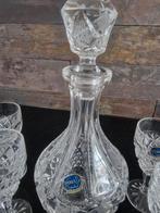 Bohemia crystal  likeurset 7 delig, Antiek en Kunst, Antiek | Glas en Kristal, Ophalen of Verzenden