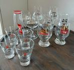 Assorti bierglazen Duvel koe Martini Zundert Karmeliet, Ophalen, Nieuw, Bierglas