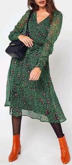 midi jurk maat XL, Ophalen of Verzenden, Zo goed als nieuw, Groen, Onder de knie