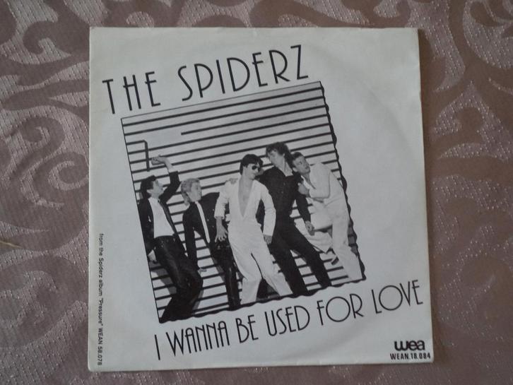 Spiderz - I wanne be used for love  (7"), Cd's en Dvd's, Vinyl Singles, Gebruikt, Single, Rock en Metal, 7 inch, Ophalen of Verzenden