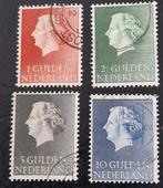 Nederland 1953-1965 - nvph 637-640 - Koningin Juliana, Postzegels en Munten, Postzegels | Nederland, Verzenden, Na 1940, Gestempeld