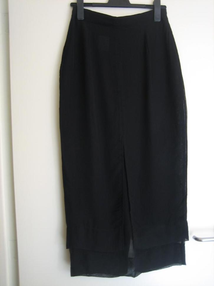 Chique lange zwarte rok FUN FACTORY maat 40 snazzeys, Kleding | Dames, Rokken, Nieuw, Maat 38/40 (M), Zwart, Onder de knie, Verzenden