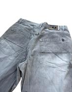 Southpole Jesse Pinkman Baggy gray black tabs jeans hiphop, Ophalen of Verzenden, Zo goed als nieuw, Maat 56/58 (XL), Zwart