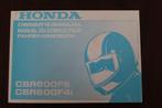 Honda CBR600FS F4i 2000 motorcycle owner's manual CBR 600 FS, Motoren, Ophalen of Verzenden, Honda