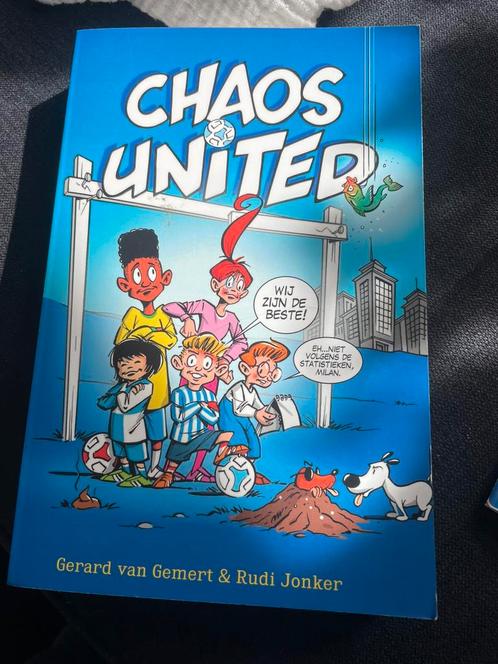 Chaos united, Boeken, Kinderboeken | Jeugd | 10 tot 12 jaar, Gelezen, Ophalen of Verzenden