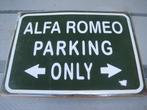 reclamebord Alfa Romeo, Reclamebord, Gebruikt, Ophalen