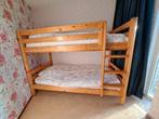 FLEXA stapelbed met rechte ladder - massief hout grenen, Ophalen, Zo goed als nieuw, Stapelbed