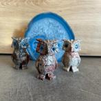Speksteen uil groot - edelsteen, Ophalen of Verzenden, Mineraal