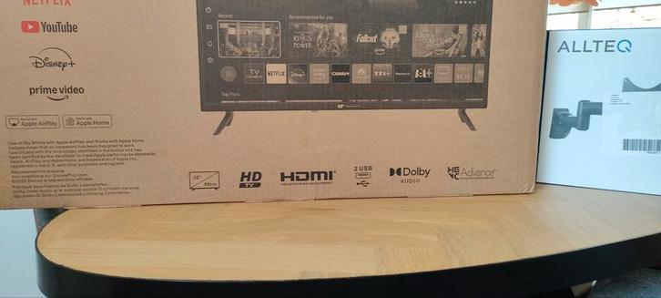 Televisie met nieuwe ophang beugel, Caravans en Kamperen, Caravan accessoires, Ophalen of Verzenden