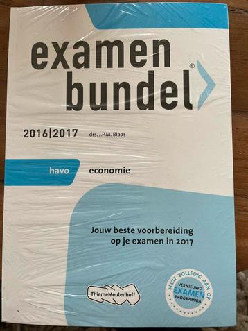 Examenbundel economie HAVO (boek zit nog in de folie)