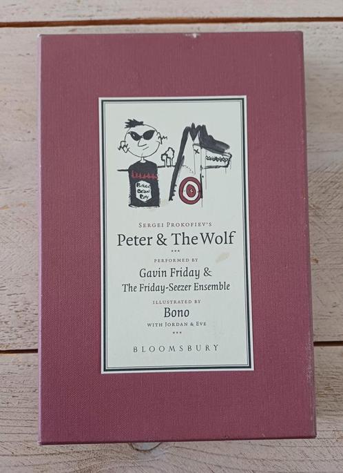 Sergei Prokofiev's - Peter & The Wolf (Illustrated by Bono), Boeken, Literatuur, Zo goed als nieuw, Ophalen of Verzenden