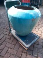 Mooi en grote bloempot, Tuin en Terras, Bloempotten, Ophalen, 40 cm of meer, Rond, Nieuw