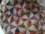 Patchwork sprei. 175x230, Ophalen of Verzenden, Gebruikt, Groen, Vierkant