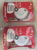 2x First Alert Rookmelder - Nieuw in Verpakking, Ophalen of Verzenden, Nieuw, Detector, Sensor of Melder, Rook