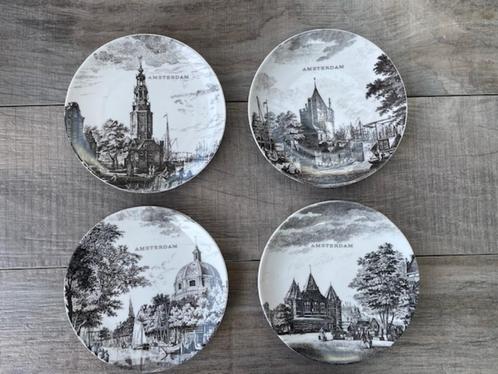 Amsterdam bordjes, Focke & Meltzer., Antiek en Kunst, Antiek | Wandborden en Tegels, Ophalen of Verzenden