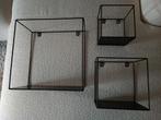 Metalen wanddecoratie 3x, Ophalen of Verzenden, Zo goed als nieuw