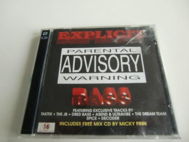 Explicit Bass, Cd's en Dvd's, Cd's | Dance en House, Zo goed als nieuw, Overige genres, Ophalen of Verzenden