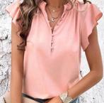 Roze blouse maat M, Kleding | Dames, Tops, Maat 38/40 (M), Verzenden, Zo goed als nieuw, Korte mouw