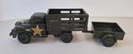 Gama ( made in U S Zone) legertruck en Schuco aanhanger, Antiek en Kunst, Antiek | Speelgoed, Ophalen of Verzenden