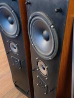 Realistic Zuilspeakers - Goede staat, te beluisteren, Gebruikt, 60 tot 120 watt, Front, Rear of Stereo speakers, Ophalen