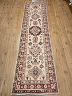 Handgeknoopt oosters tapijt loper kazak 299x82, Info@SlatsAntiek.nl, Crème, Perzisch, Vof Slats Antiek