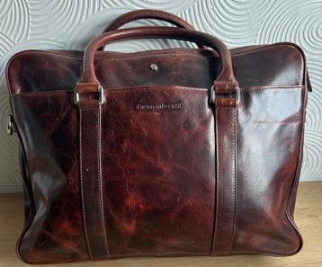 DBramante 1928. Leren laptoptas/aktetas.   beschikbaar voor biedingen
