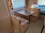 Caravan met ruime voortent, luifel, schuurtent en vloer, Caravans en Kamperen, Sterckeman, Disselslot, 75 kg, Treinzit