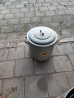 Mooie zinken was teil met deksel, Ophalen