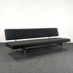 Van Der Sluis Slaapbank - Zwart, Ophalen, Gebruikt, 125 cm of meer